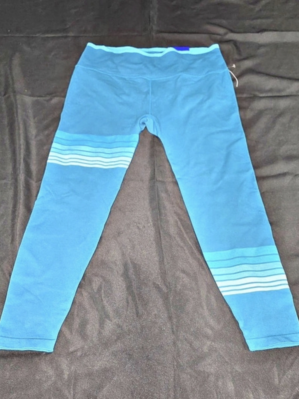 Joy Lab High-Rise Legging Striped High-Rise Leggings in Blue Size XL NWT